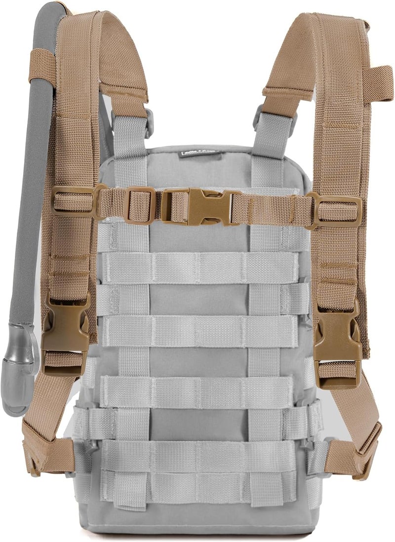 CLTAC Tactical Small MOLLE Hydration Pack Outdoor Water Bladder Carrier Pack for Vest Backpack - Image 2